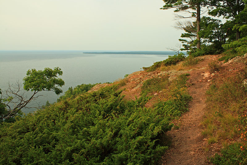 the view of bete gris bay